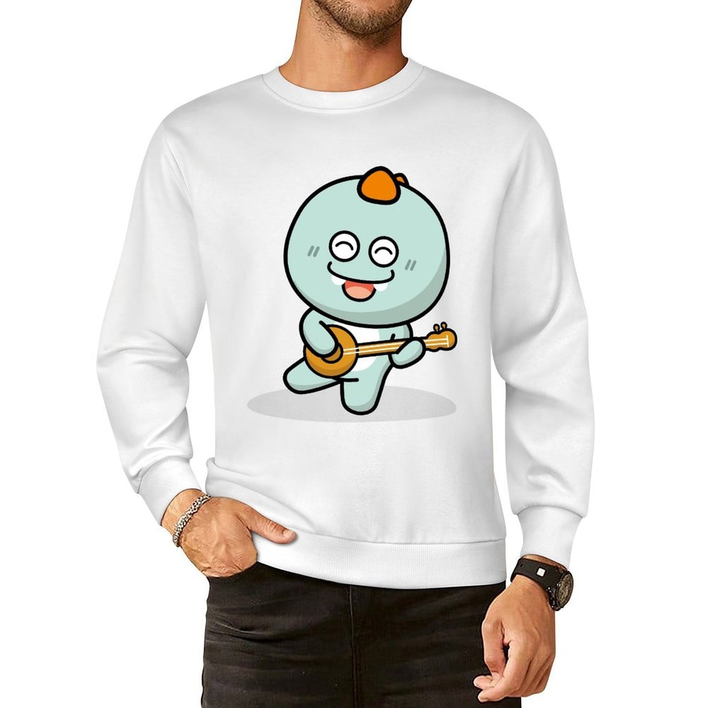 Front Patterned Long Sleeve TopRegularFit Fundraising