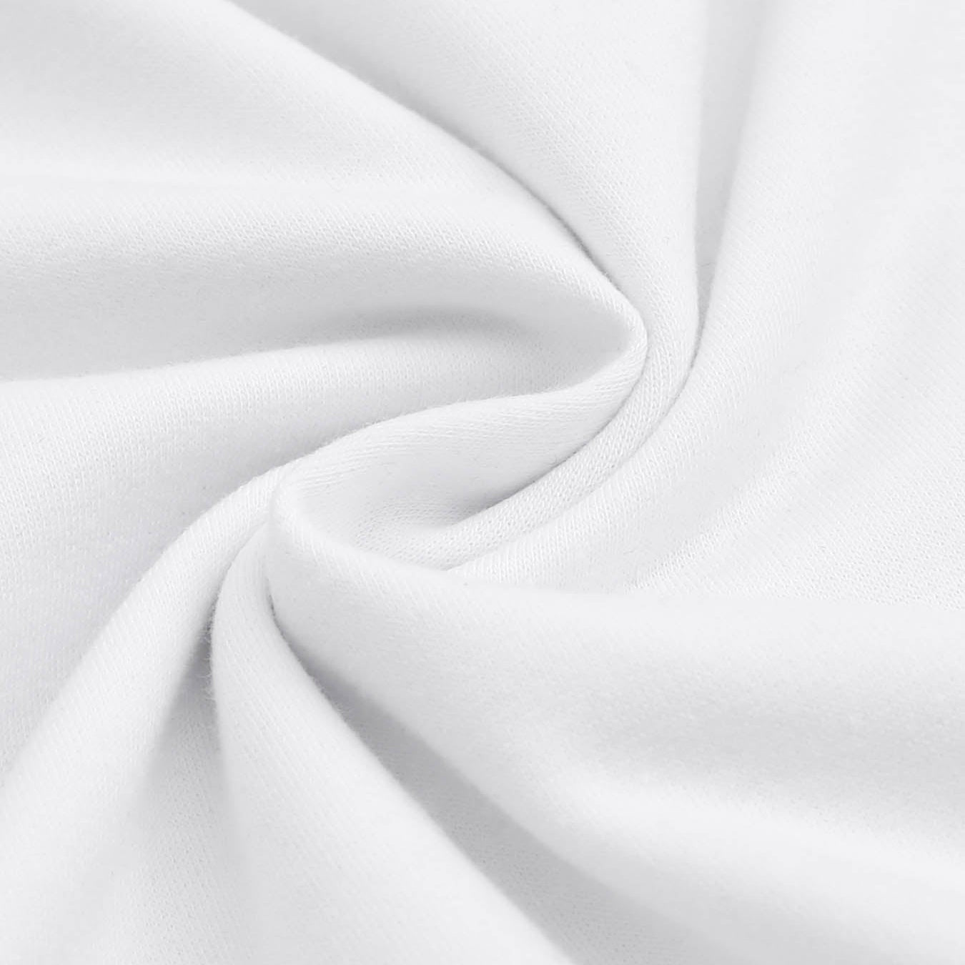 240g Crew Neck Sweatshirt - White-back