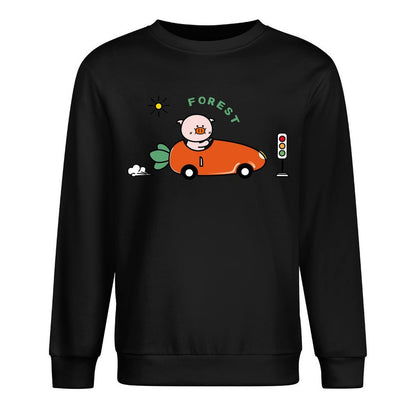 Front Patterned Long Sleeve TopUltra Durable ComfortFit