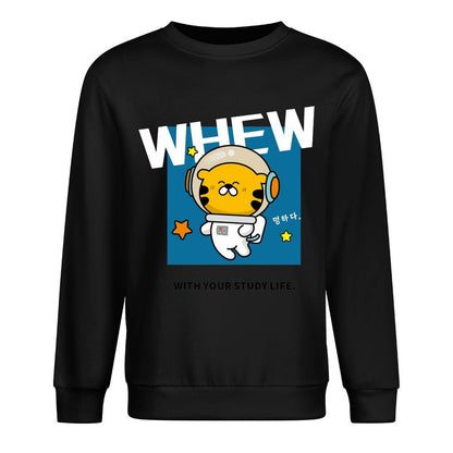 Front Patterned Long Sleeve TopStandard Vibrant Colors