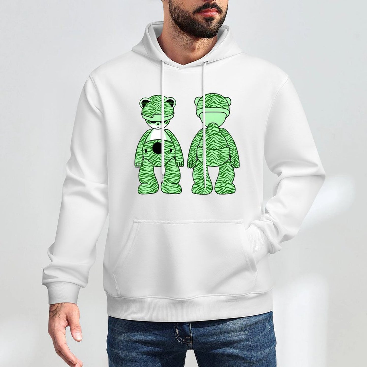 Hoodie Front PatternRegularFit Natural