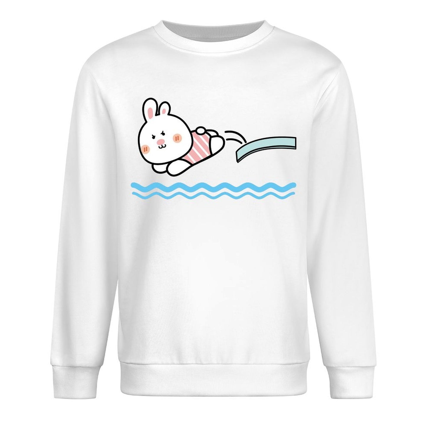 Front Patterned Long Sleeve TopBold Chill