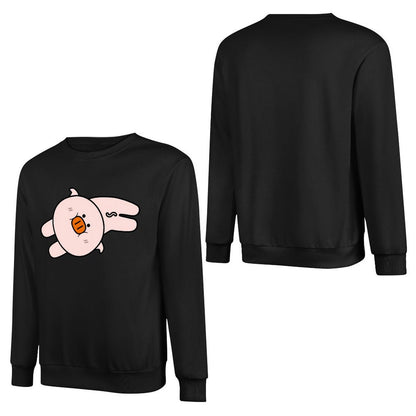 Front Patterned Long Sleeve TopSmoothWear Wrinkle-Free