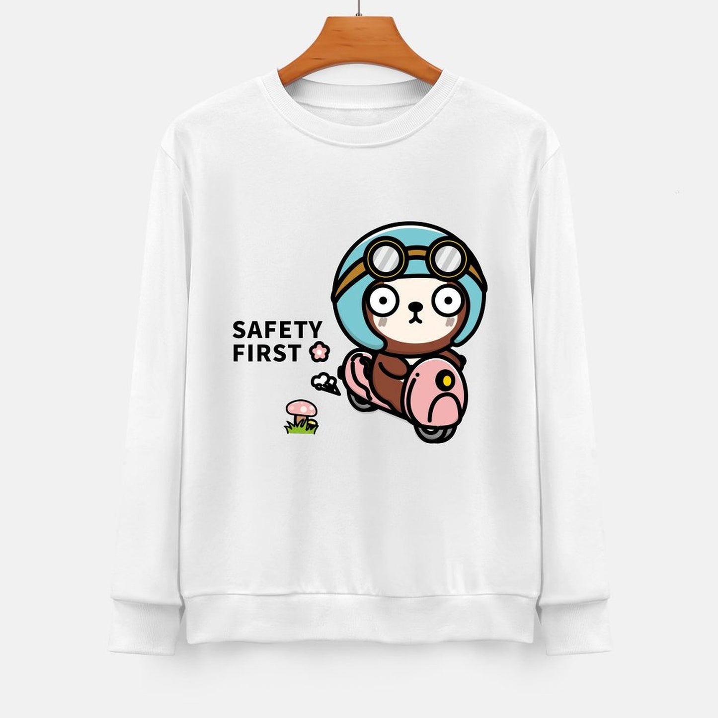 Front Patterned Long Sleeve TopSeamless Series