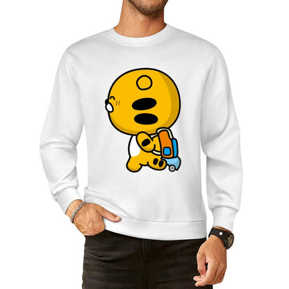 Front Patterned Long Sleeve TopIndoor Recycled