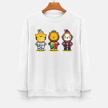 Front Patterned Long Sleeve TopSimple Reliable