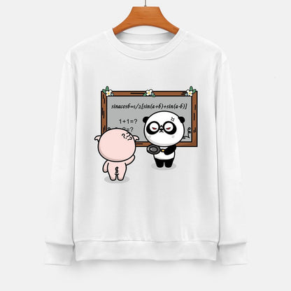 Front Patterned Long Sleeve TopEssential ClassicStyle