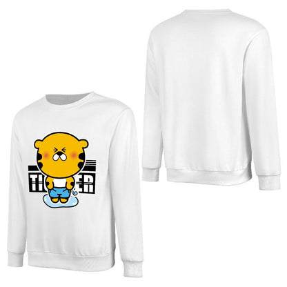 Front Patterned Long Sleeve TopHigh-Quality Sharp