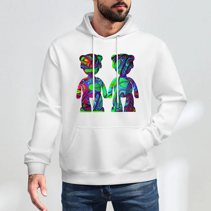 Hoodie Front PatternPrinting Slim Fit