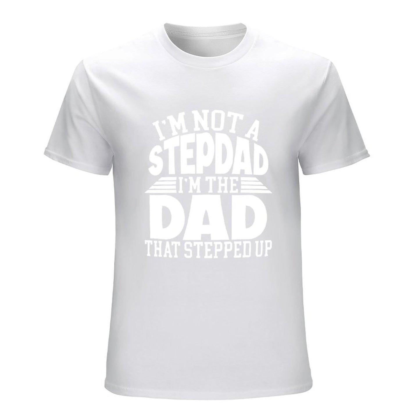Inkmay Casual  Cotton T-shirt Worlds Best Dad Pattern Print Design Unisex T-shirtVintage SmoothWear T-Shirt