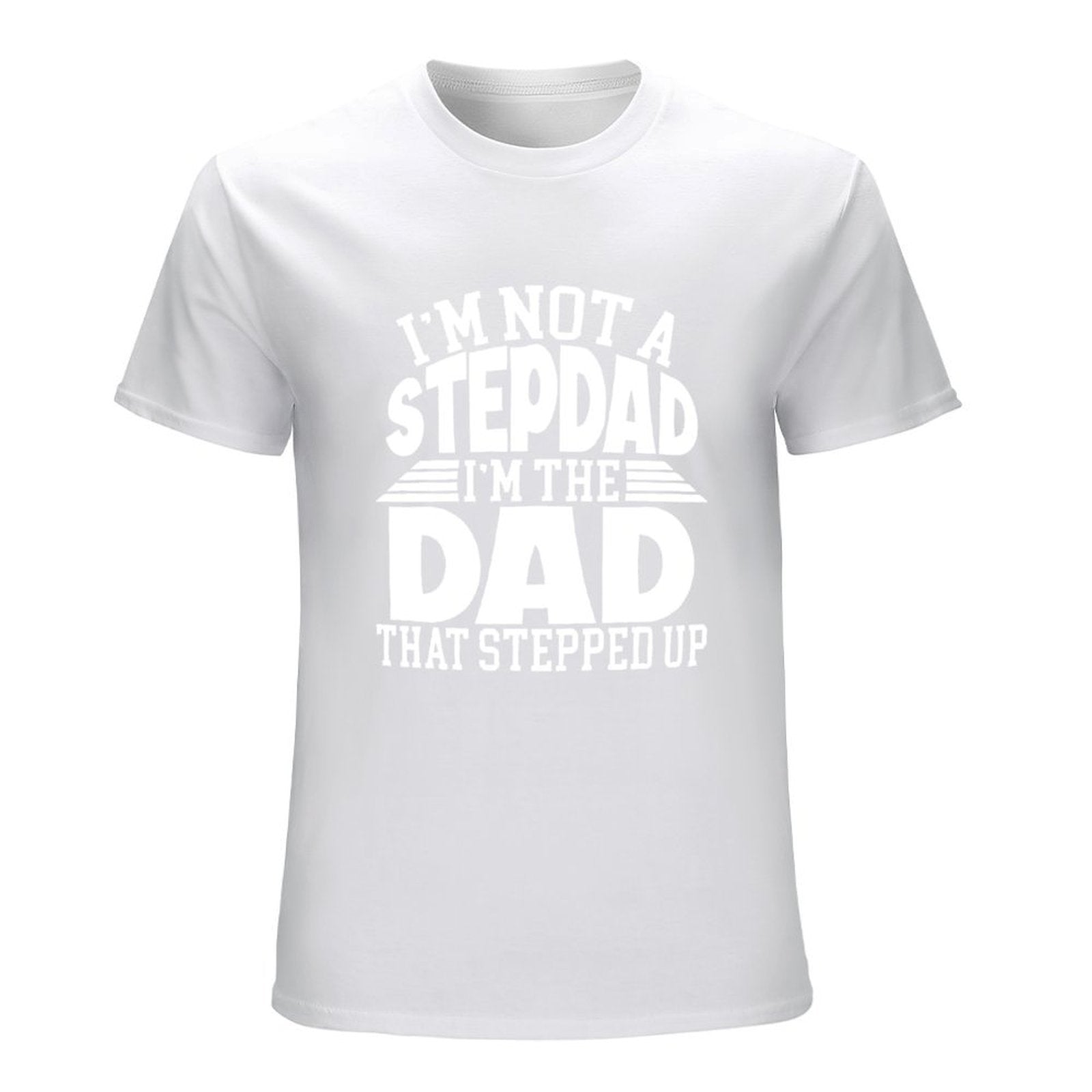 Inkmay Casual  Cotton T-shirt Worlds Best Dad Pattern Print Design Unisex T-shirtVintage SmoothWear T-Shirt