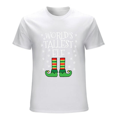 Inkmay Casual  Cotton T-shirt Green Elf Shoes With Stripes Unisex T-shirtClassic Heritage T-Shirt