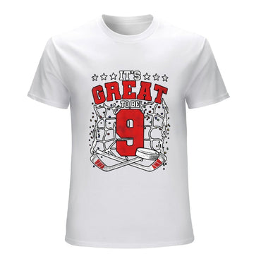 Inkmay Casual  Cotton T-shirt It S Great To Be Nine Unisex T-shirtStandard Clean T-Shirt