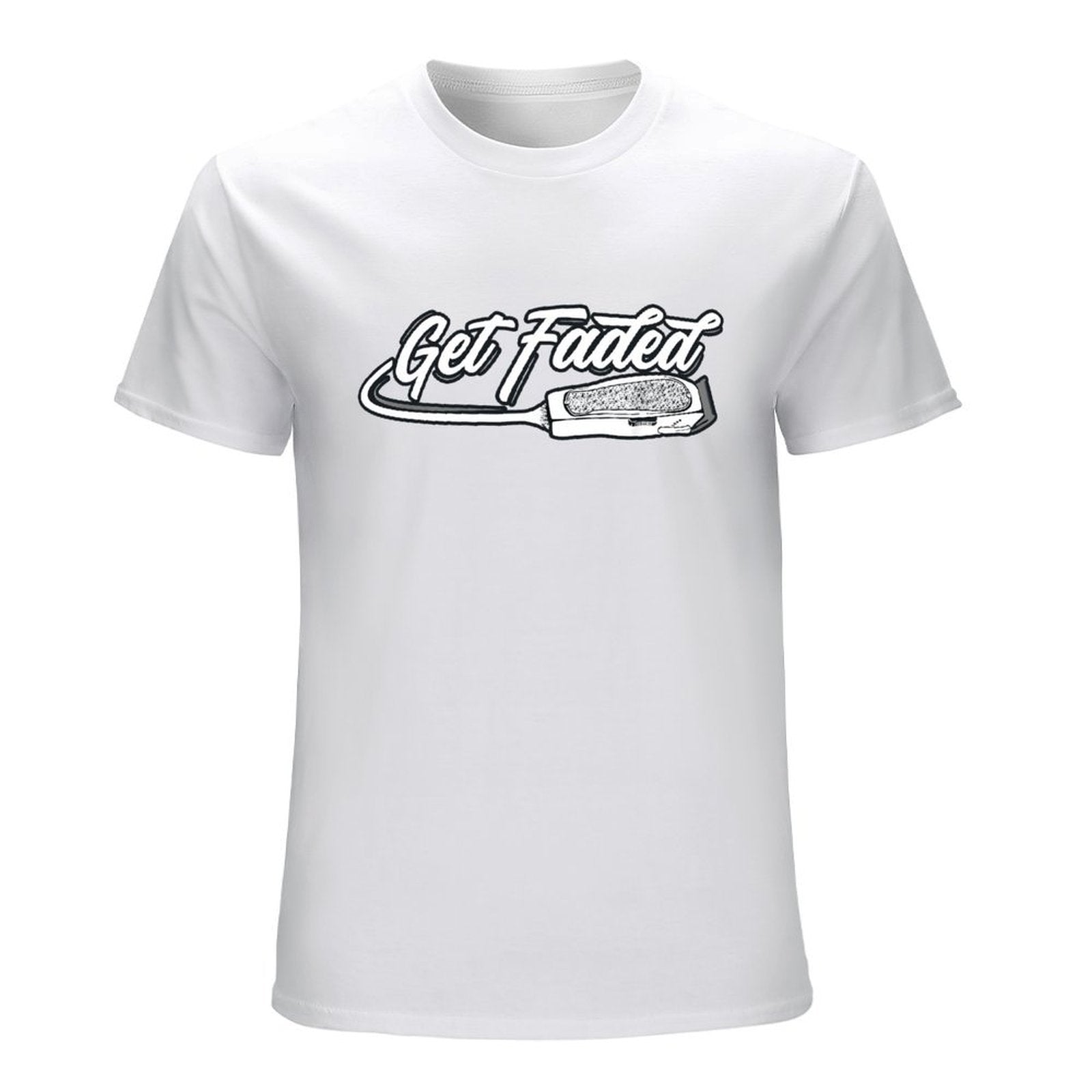 Inkmay Casual  Cotton T-shirt Get Faded Razor Blade Design Artwork Unisex T-shirtCotton Men¡¯s / Women¡¯s / Youth T-Shirt