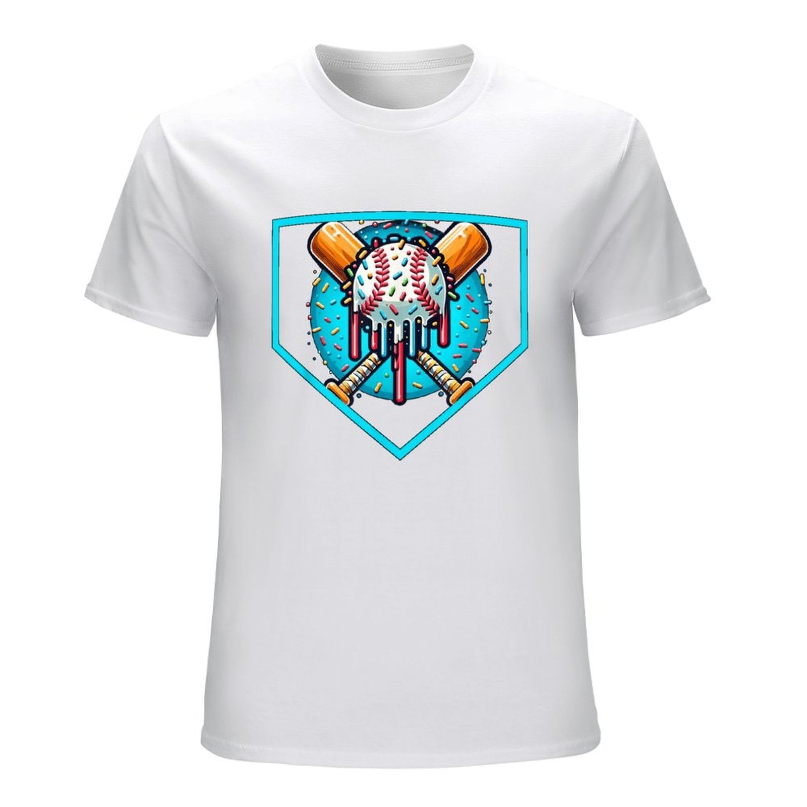 Inkmay Casual  Cotton T-shirt Back The Blue Police Support Design Unisex T-shirtNatural Indoor T-Shirt