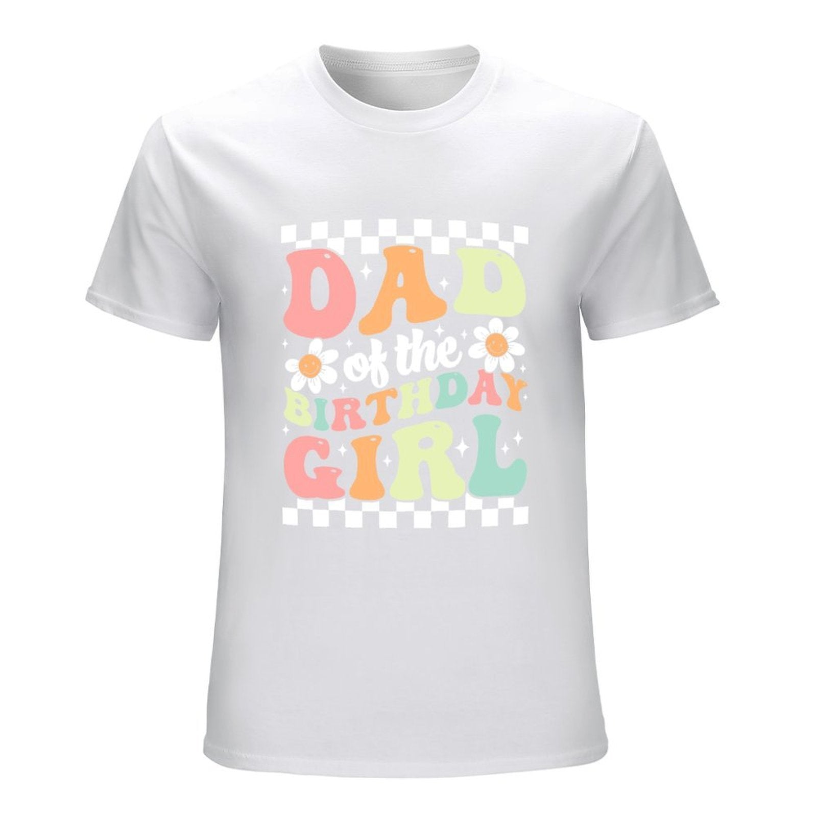 Inkmay Casual  Cotton T-shirt Abstract Geometric Shapes In Pastel Colors Unisex T-shirtNeutral RelaxFit T-Shirt