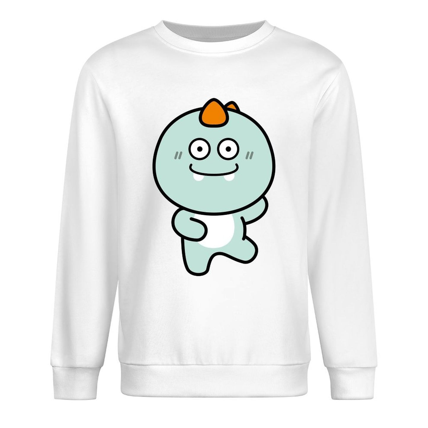 Front Patterned Long Sleeve TopModern