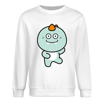 Front Patterned Long Sleeve TopModern