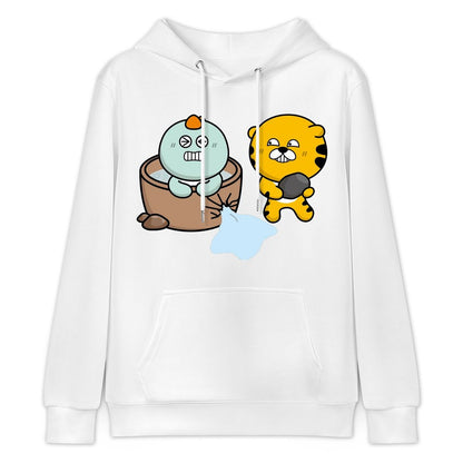 Print-Ready Lifestyle Front Graphic Hoodies