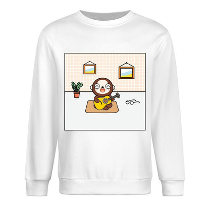 Front Patterned Long Sleeve TopPremium Unisex