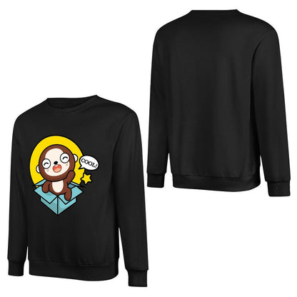 Front Patterned Long Sleeve TopSimple ClassicLine