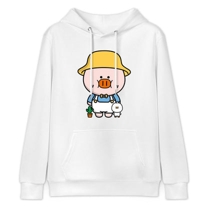 Double-Stitched Comfort Front Graphic Hoodies