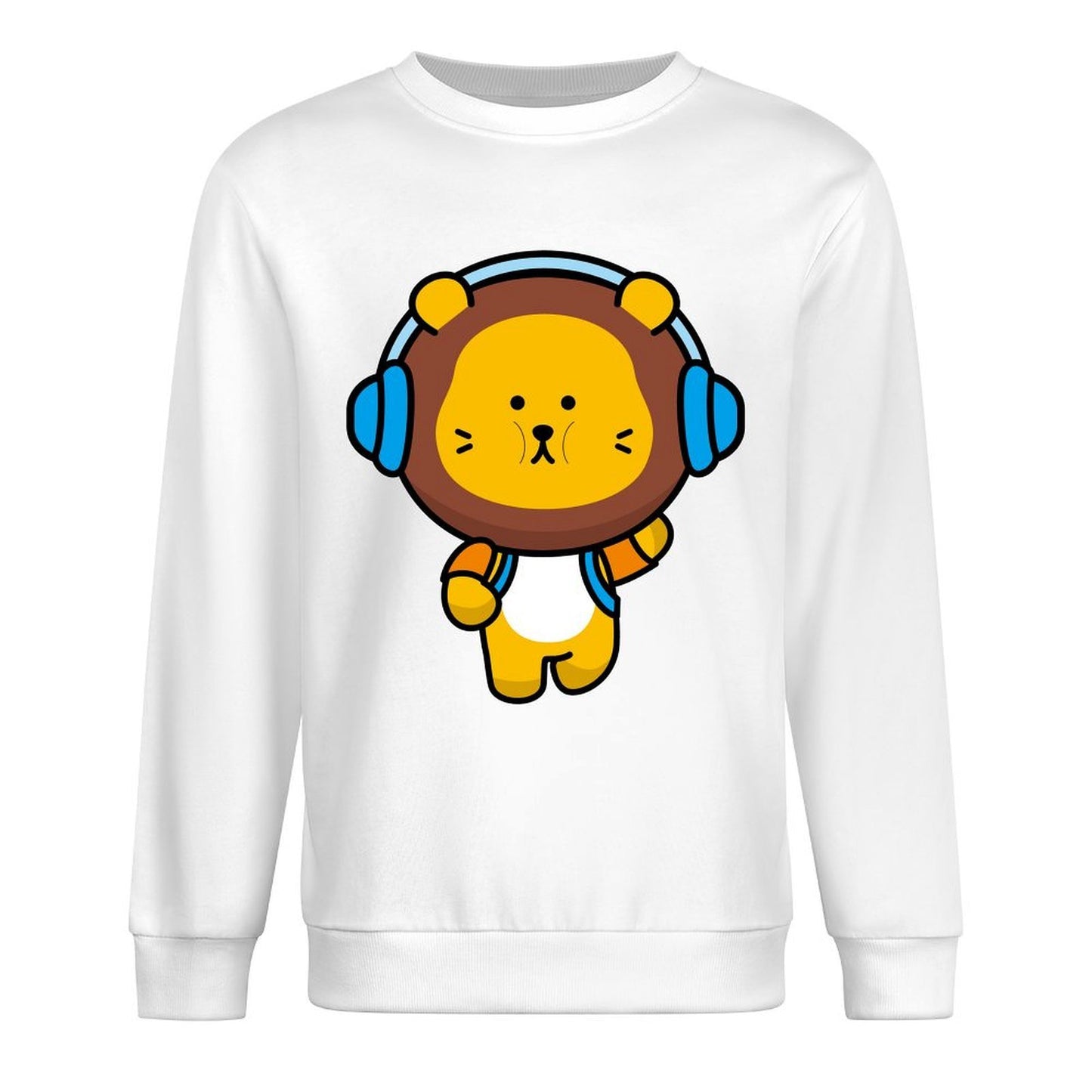 Front Patterned Long Sleeve TopFade-Proof DailyFit