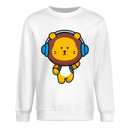 Front Patterned Long Sleeve TopFade-Proof DailyFit