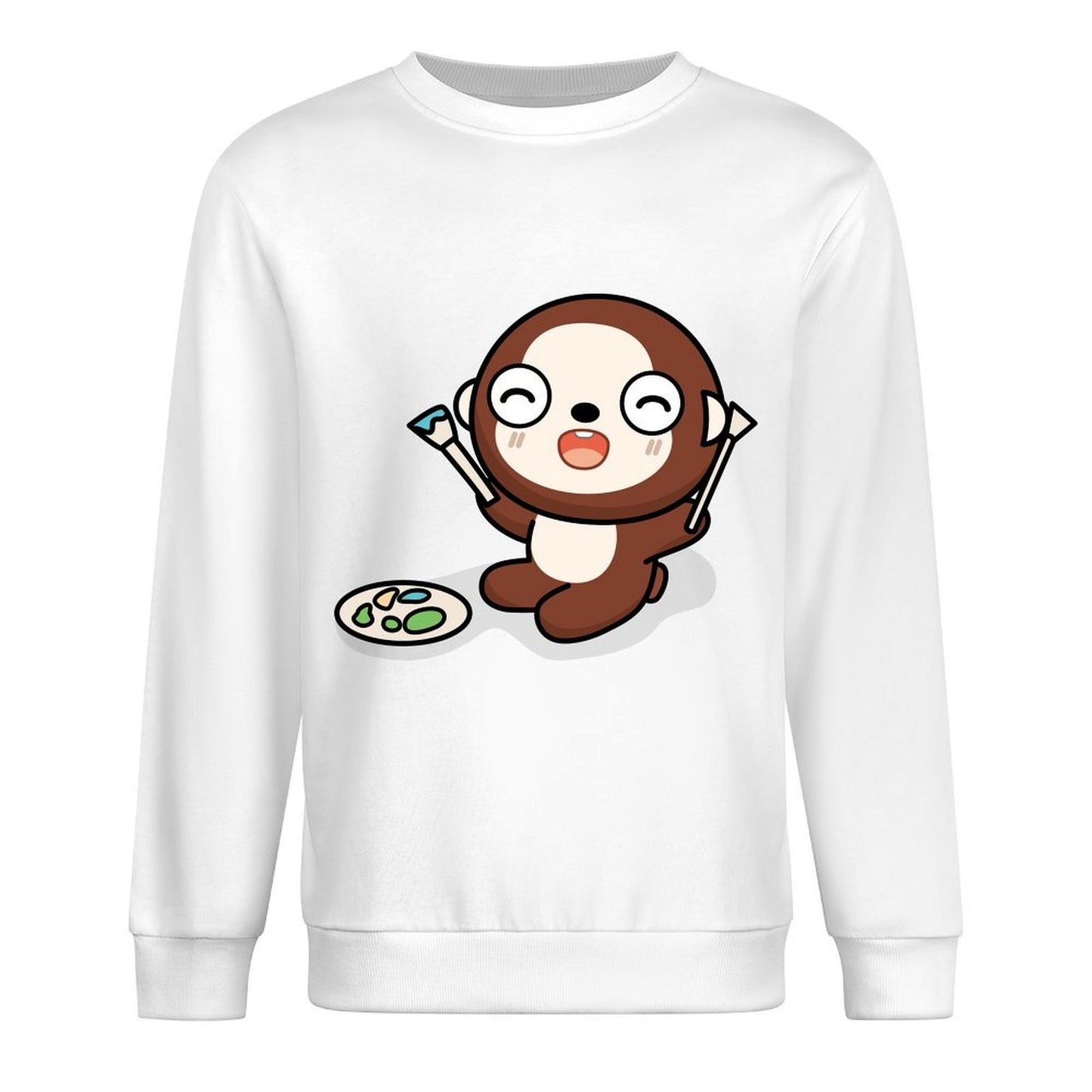 Front Patterned Long Sleeve TopCoreLine Minimal