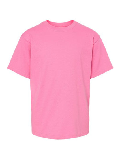 Custom Pink Cotton Short Sleeve Tee