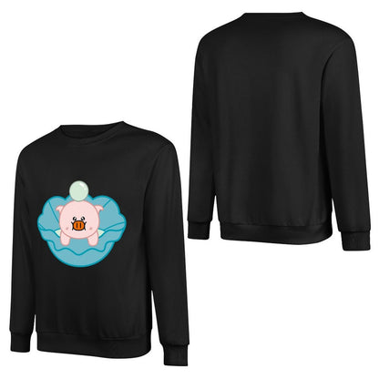 Front Patterned Long Sleeve TopBreathable Eco-Conscious