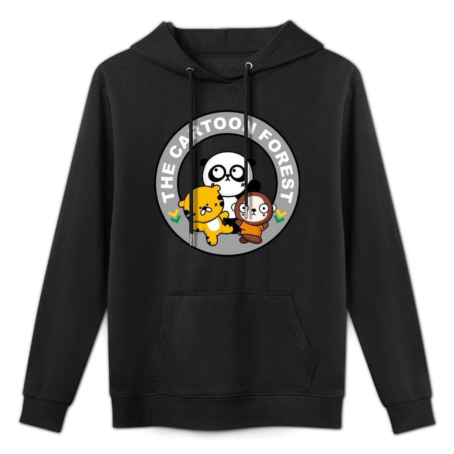 Fade-Proof Recycled Front Graphic Hoodies