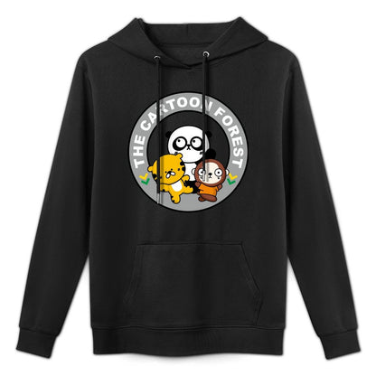 Fade-Proof Recycled Front Graphic Hoodies