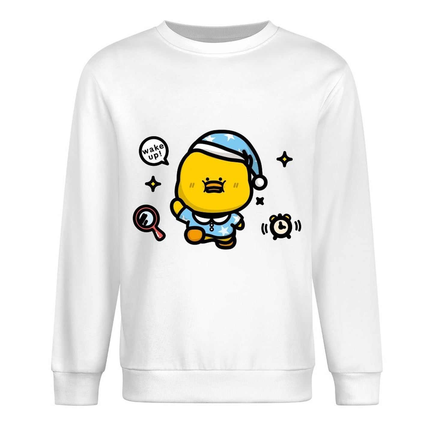 Front Patterned Long Sleeve TopAllSeason Minimal