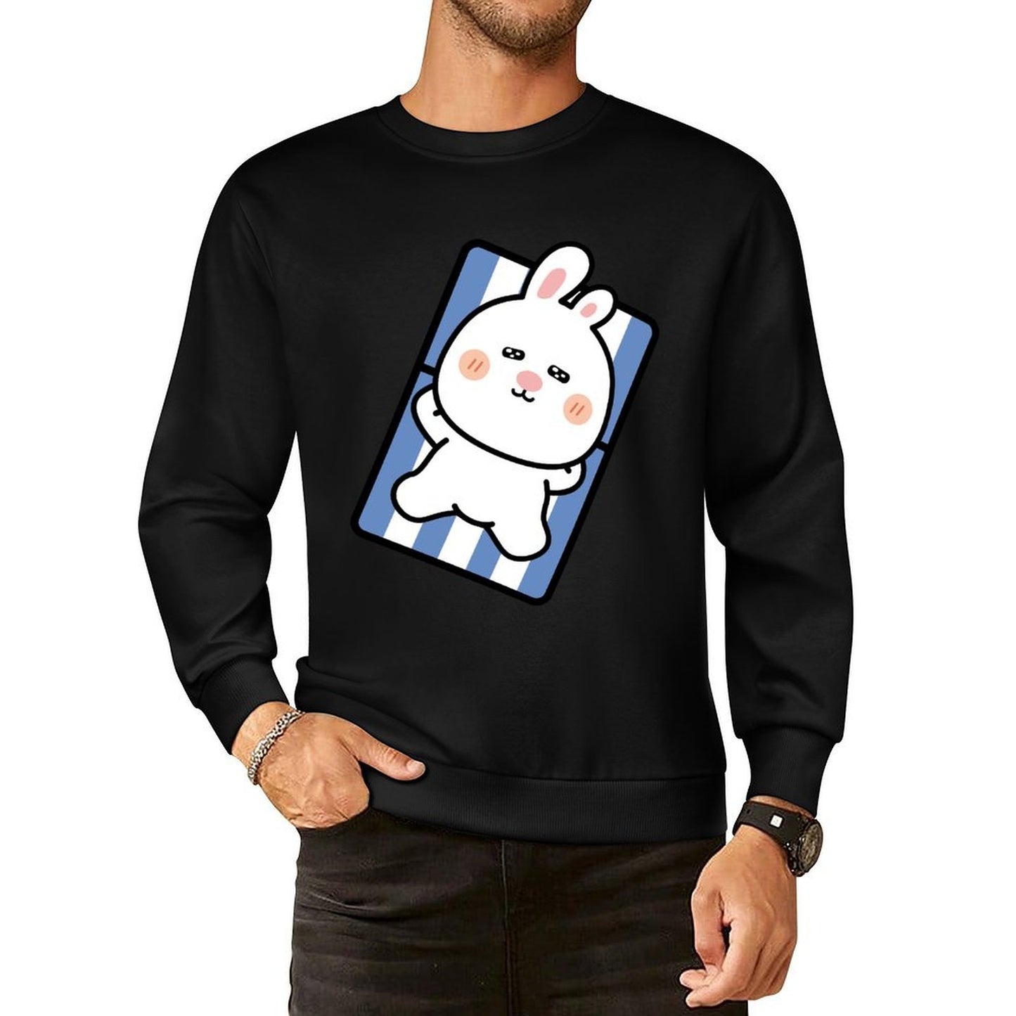 Front Patterned Long Sleeve TopEverydayWear Daily