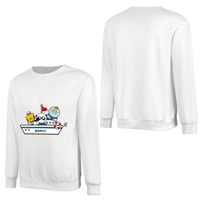 Front Patterned Long Sleeve TopClassic Strong