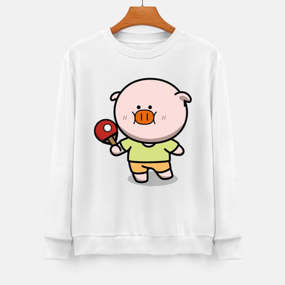 Front Patterned Long Sleeve TopSmooth Feel Studio