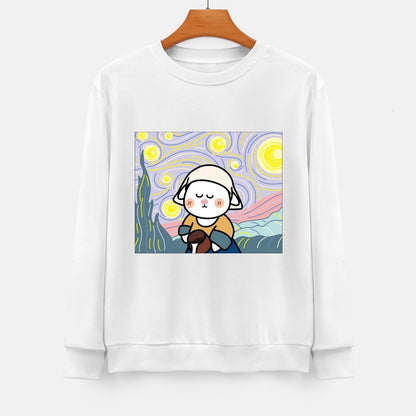 Front Patterned Long Sleeve TopEasyWear TrueStyle