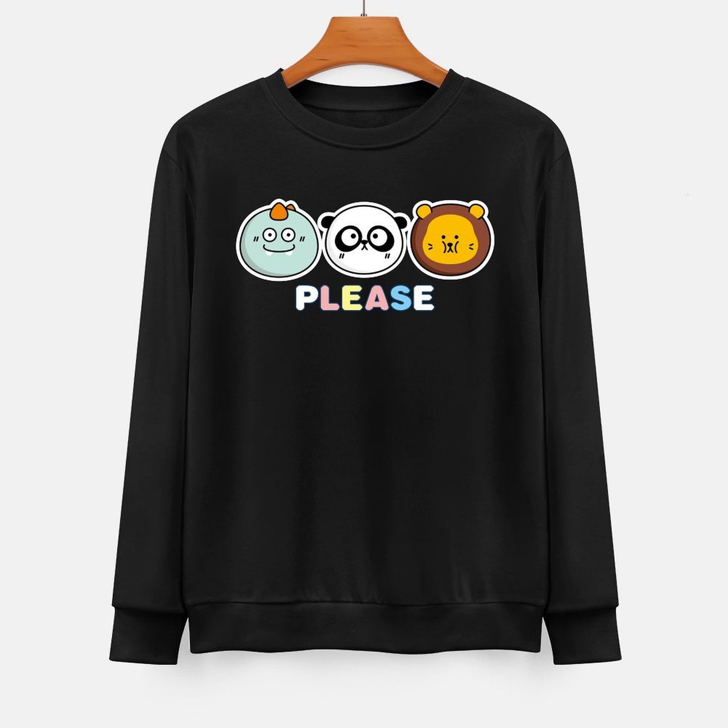 Front Patterned Long Sleeve TopAllDay Indoor