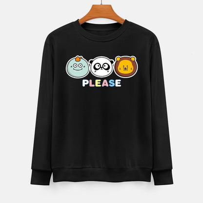 Front Patterned Long Sleeve TopAllDay Indoor