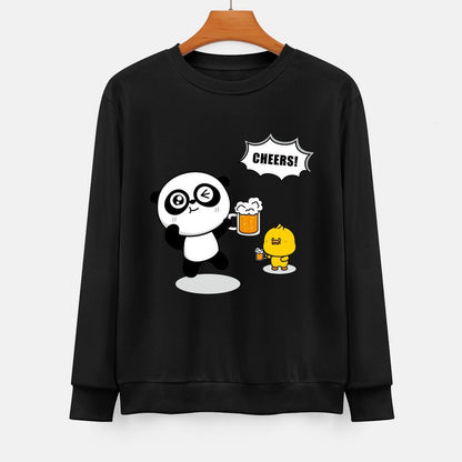 Front Patterned Long Sleeve TopActiveLine Timeless