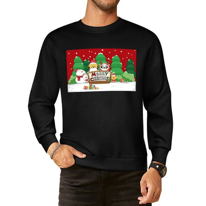 Front Patterned Long Sleeve TopSleek Casual