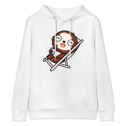 Shrink-Resistant Clean Edges Front Graphic Hoodies