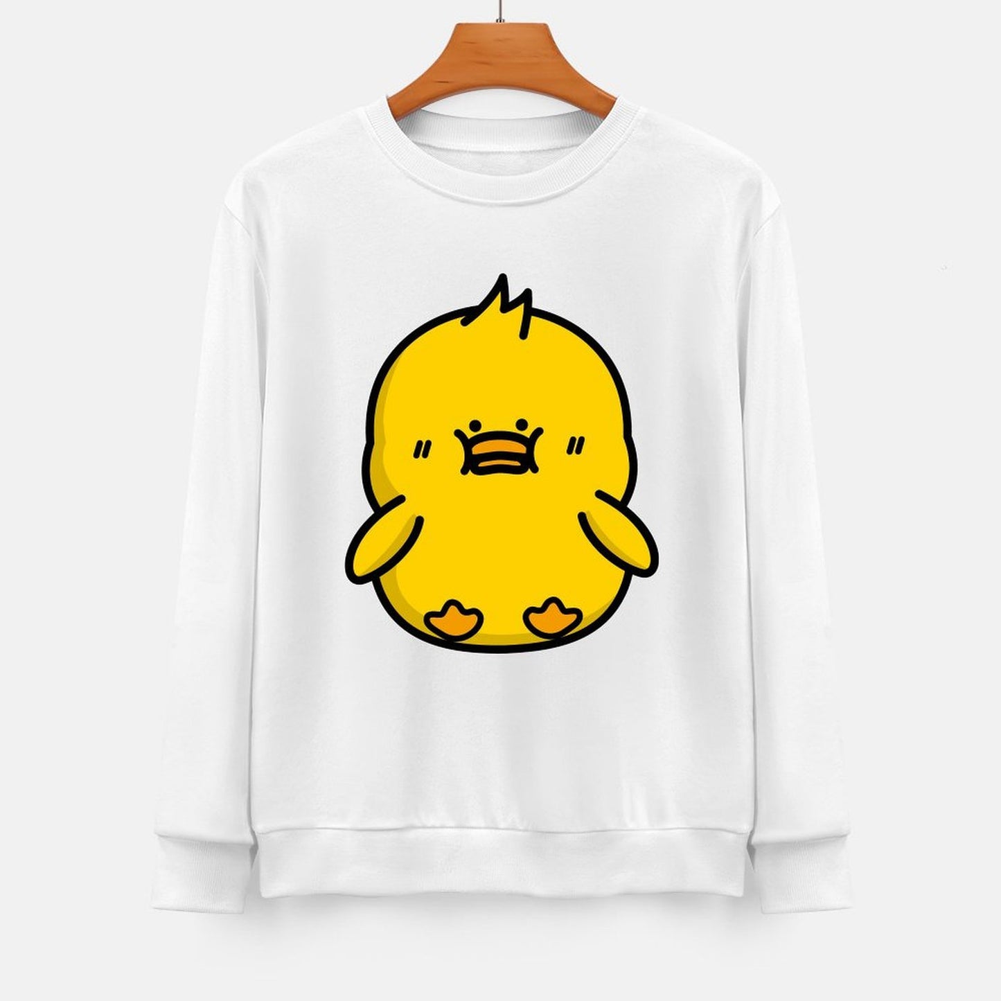 Front Patterned Long Sleeve TopStreetFit BasicSeries