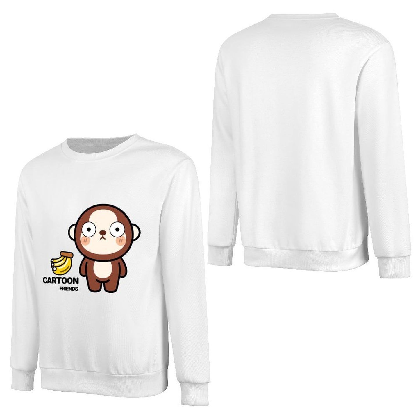 Front Patterned Long Sleeve TopEverydayWear Classic Fit