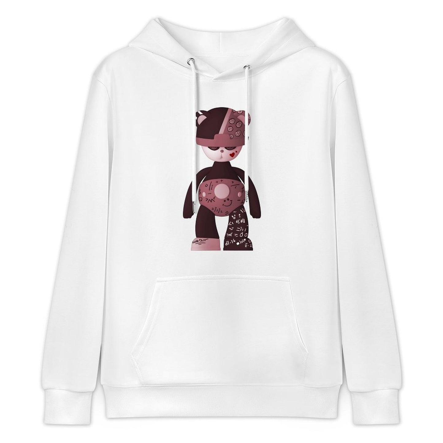 Hoodie Front Pattern Minimalist