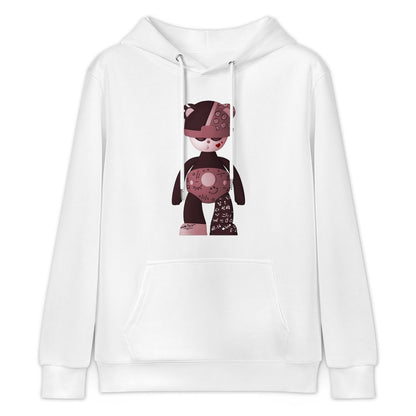 Hoodie Front Pattern Minimalist