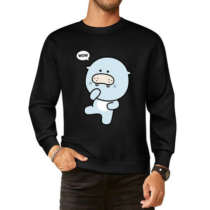 Front Patterned Long Sleeve TopDouble-Stitched SimpleFit