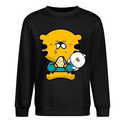 Front Patterned Long Sleeve TopVintage PremiumSeries