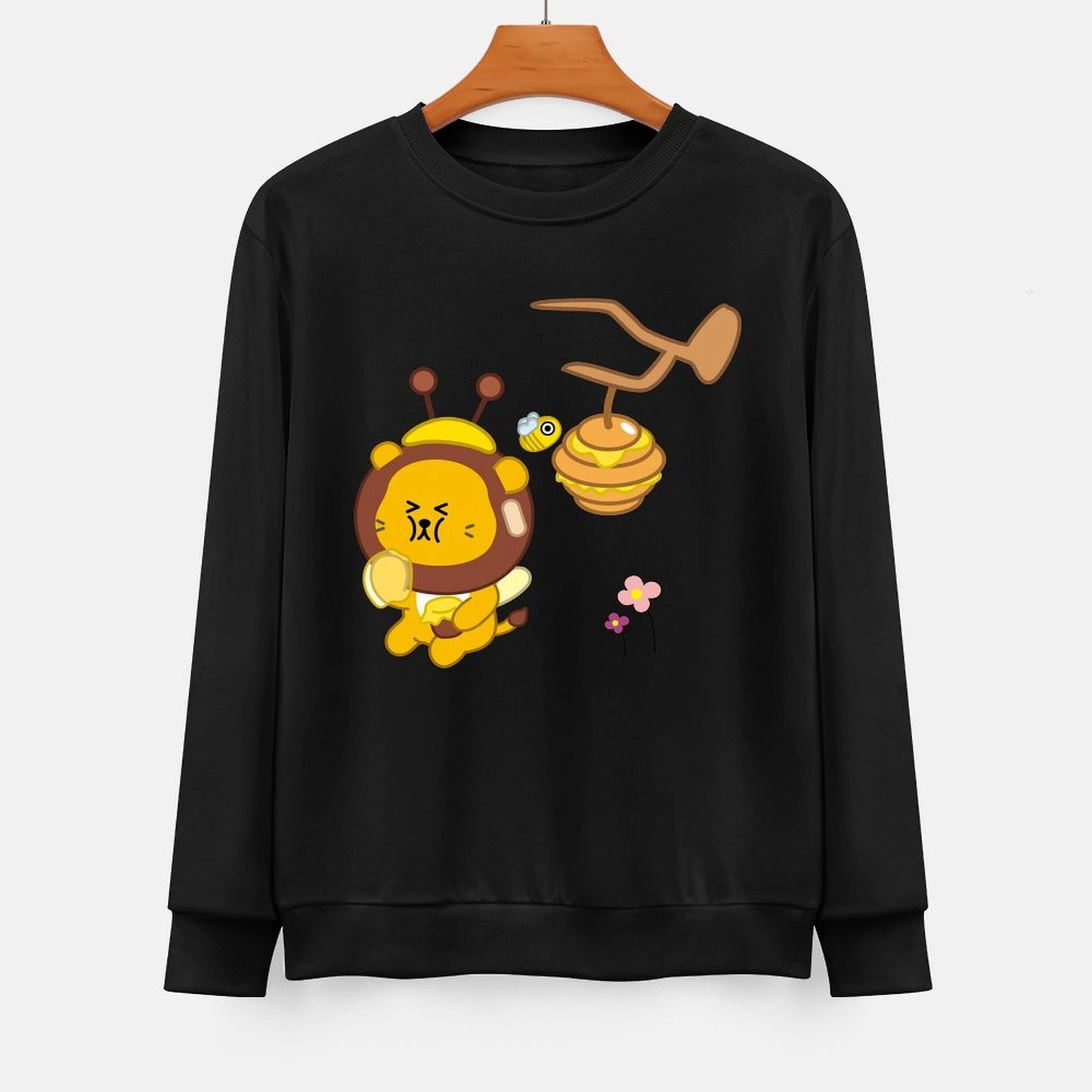 Front Patterned Long Sleeve TopComfortLine Soft